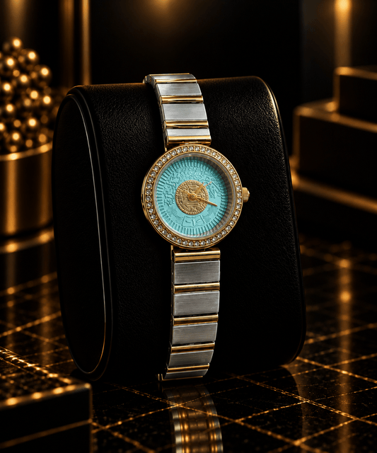 K22 Aqua Crystal Two-Tone Watch