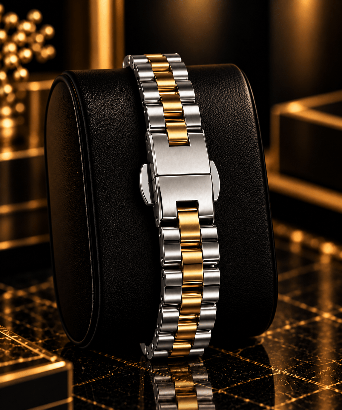 Florence Crystal Oval Two-Tone Watch