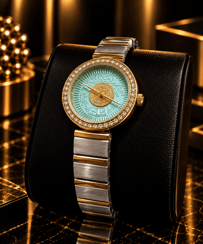 K22 Aqua Crystal Two-Tone Watch