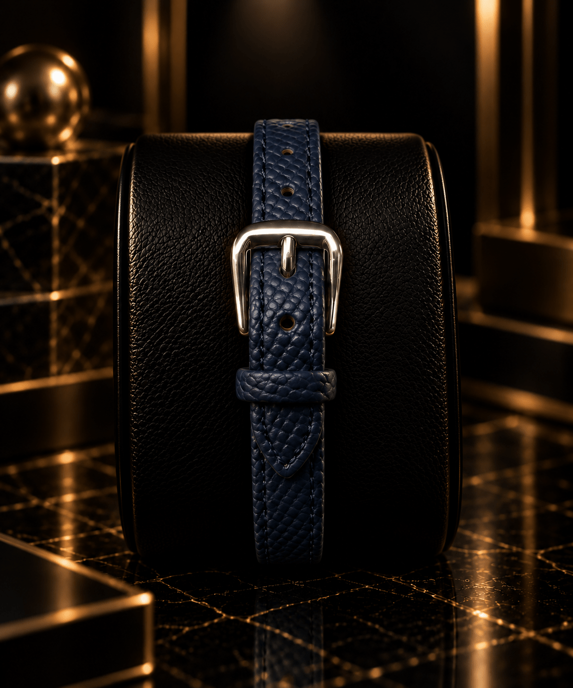 HERYI Midnight Blue Leather Watch