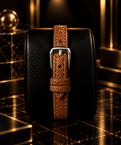 HERYI Classic Cognac Leather Watch
