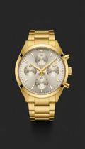 Signature Chronograph Gold Watch