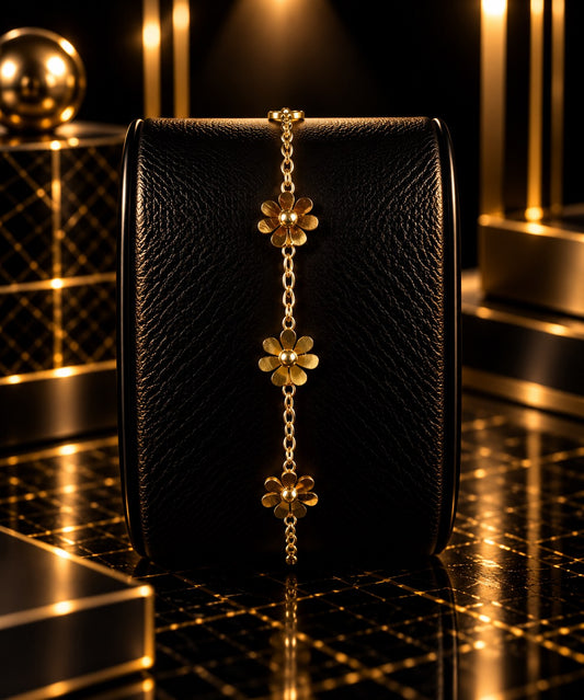 Golden Daisy Chain Bracelet