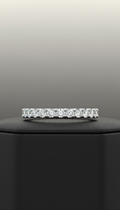 Platinum Eternity Ring with Conflict-Free Diamonds