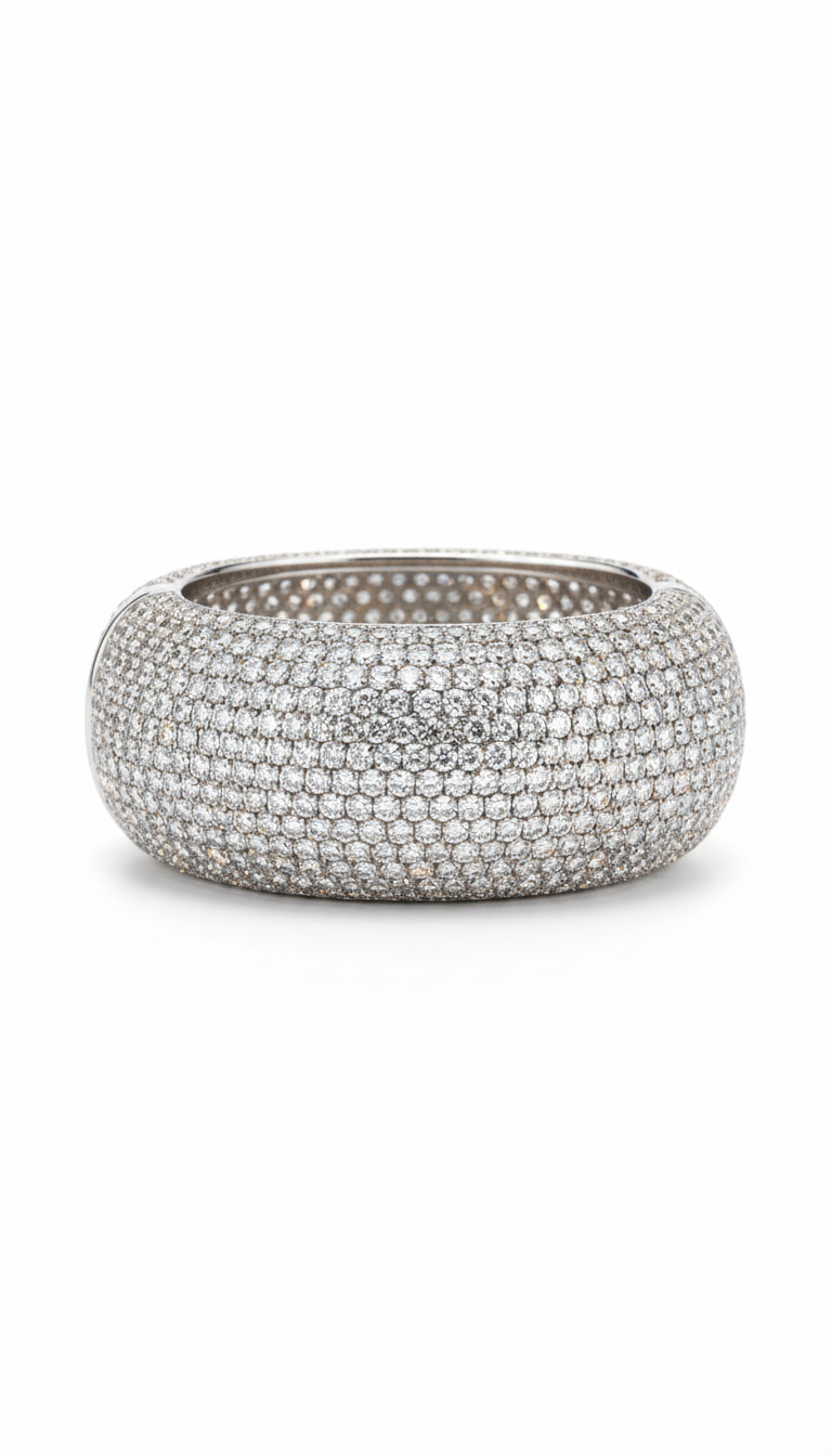 Diamond Pavé Cuff Bracelet